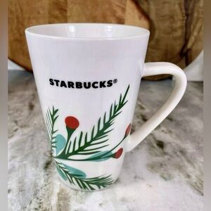 2020 STARBUCKS Christmas Holiday 12oz Coffee Mug Red Green Tall Cup